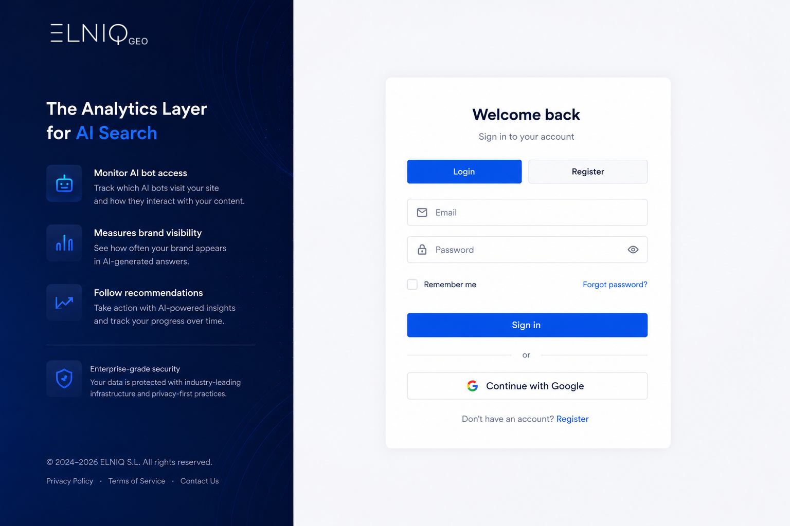 Login & Registration